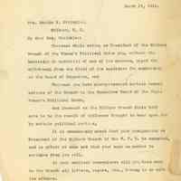          Millburn Women's Political Union: Marion Strickler Resignation, 1915 picture number 1
   