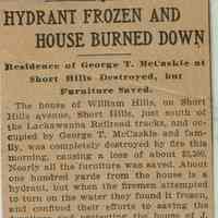 Flanagan: Miscellaneous articles about Fires, Entertainment, Events, c. 1902-1906