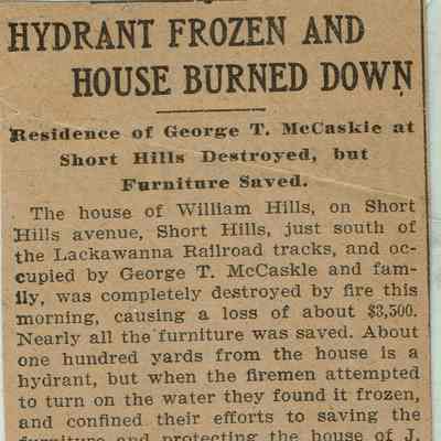 Flanagan: Miscellaneous articles about Fires, Entertainment, Events, c. 1902-1906