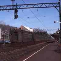 Railroad: Delaware, Lackawanna and Western Train at Millburn Station, 1979