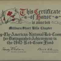 Red Cross: Certificate 1947