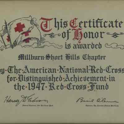 Red Cross: Certificate 1947
