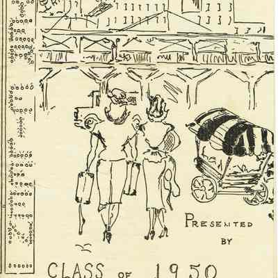 Millburn High School: My Sister Eileen Program, 1950