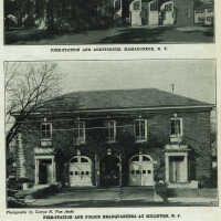 Millburn Fire-Station Police Headquarters Photograph, 1927