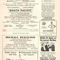 Paper Mill Playhouse Program: South Pacific, 1955