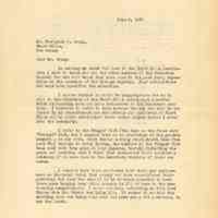 Trigger Club: Noise Complaint Letters, 1937