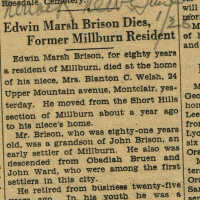 Brison: Edwin Marsh Brison Obituary, Newark News, 1926