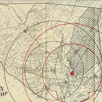 Wyoming Civic Association: Map of Millburn township 1909