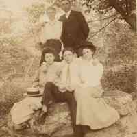         Bosworth: Young People Posing in Rocky Landscape, c. 1900 picture number 5
   