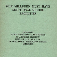          Board of Education: Millburn Schools Building Plan Pamphlet, June 1920 picture number 1
   