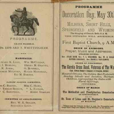 G.A.R.: Decoration Day Program, May 30