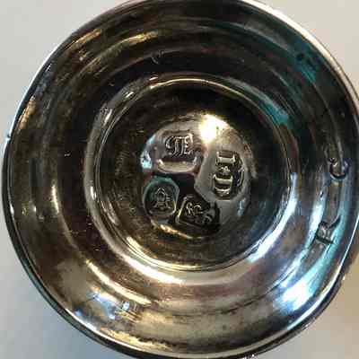 Markings on the inside of base.
