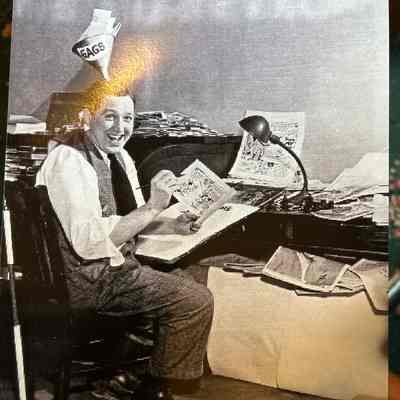 Dunn: Bob Dunn working at That's My Pop, 1934