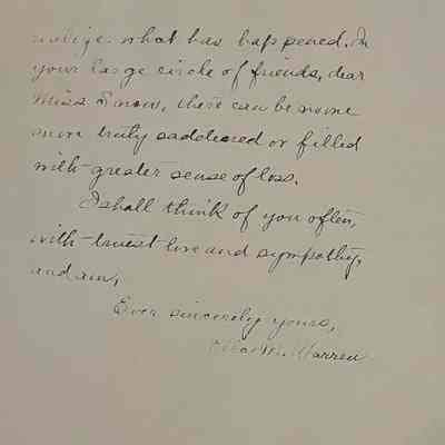 Snow: Letter Addressed to Bonnie Snow from Ella Warren. c. 1911