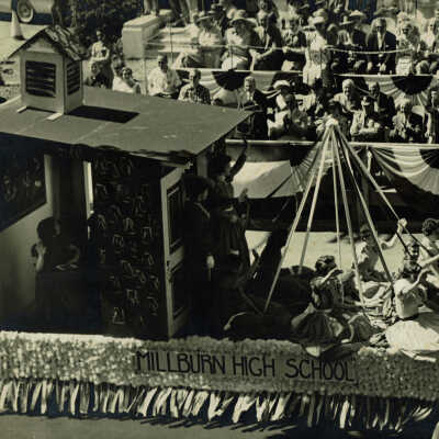 Millburn Centennial Parade Millburn High School Float, 1957