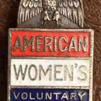          AWVS: American Women's Volunteer Services Enamel Lapel Pin, c. 1943 picture number 1
   