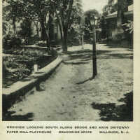 Paper Mill Playhouse: Grounds Looking South Along Brook and Main Driveway