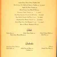          Arch Restaurant: Menu, c. 1965 picture number 2
   