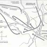 Battle of Springfield: Route of American Soldiers
