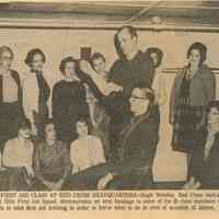 Millburn-Short Hills Volunteer First Aid Squad: Hugh Weedon Conducting First Aid Course, 1965