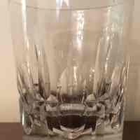 Caparn: Cut Glass Tumbler from Shackelton Photograph of Table Set for Christmas Dinner