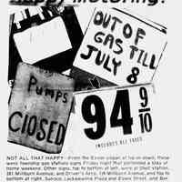          Gasoline Shortage Signs in Millburn, 1979 picture number 3
   