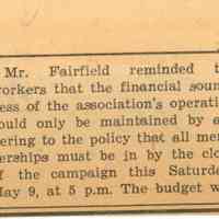          Item, May 7, 1953
   