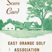 Golf: East Orange Golf Association Score Card, 1963