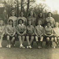 Short Hills School: Girls Athletic Team, 1937