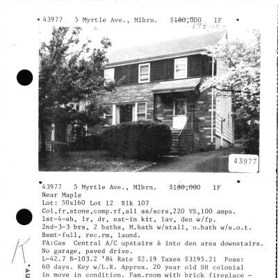 5 Myrtle Avenue