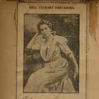 Flanagan Scrapbook: Mrs. Stewart Hartshorn