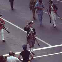          July 4: Revolutionary War Costumed Marchers in American Bicentennial Parade, 1976 picture number 3
   