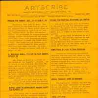 Millburn Art Center: Artscribe Newsletters, 1946