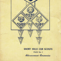 Scouts: Short Hills Cub Scouts Pack 1 Advancement Program, 1952