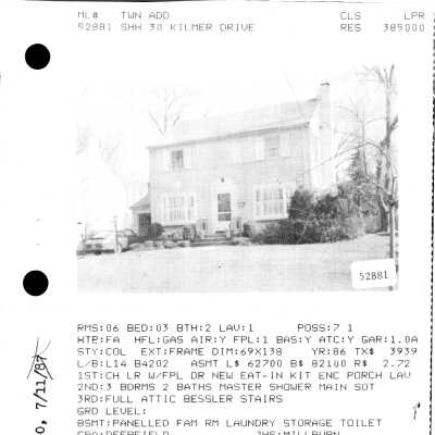 30 KILMER DRIVE