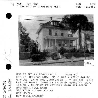 36 CYPRESS STREET