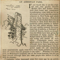 American Architect & Building News, "An American Park," 1884