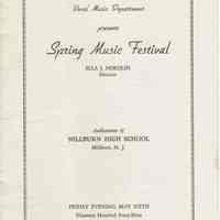 Millburn High School: Spring Music Festival, 1949