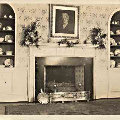 Dining from Elsie C. Erwin's house in Atlanta with portrait of Euphame Campbell Clark (1811-1891)