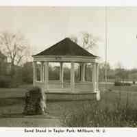 Taylor Park: Band Stand in Taylor Park, Millburn