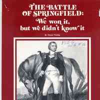 Battle of Springfield: Cover of Battle Summary written by Thomas Fleming