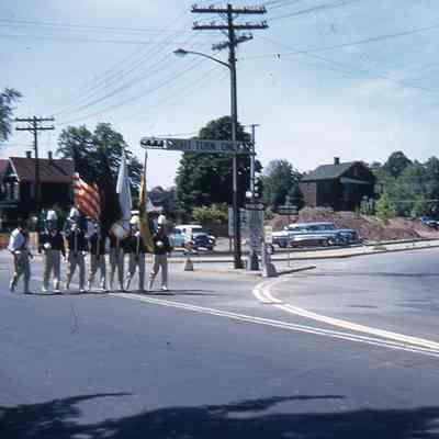 Centennial Parade: Knights of Columbus Color Guard, 1957