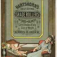 Hartshorn: Roller Shade Advertising Card