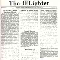 Millburn Junior High School: The HiLighter, Christmas 1961
