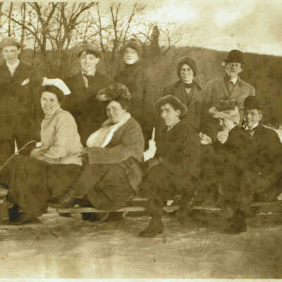 Bobsled Racing in Short Hills, 1905