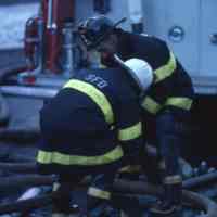          Racquets Club: Peter Mackersie Photographs of the Racquets Club Fire, 1978 picture number 13
   