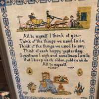 Kellogg: Embroidered Quote - W.D.N.