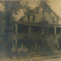 Brison Homestead with Edwin Marsh Brison and Julia Marsh