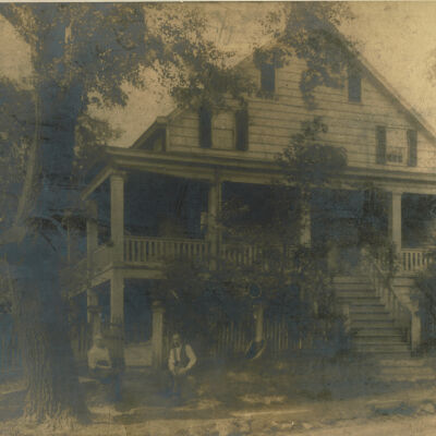 Brison Homestead with Edwin Marsh Brison and Julia Marsh