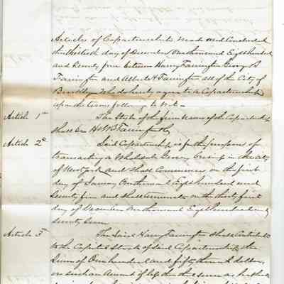 Blood: Harvey and Albert Farrington Documents, 1880-1902